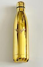 DC Wonder woman | Waterfles goud metallic (H28 x Ø7 cm), Ophalen of Verzenden, Nieuw, Film, Gebruiksvoorwerp