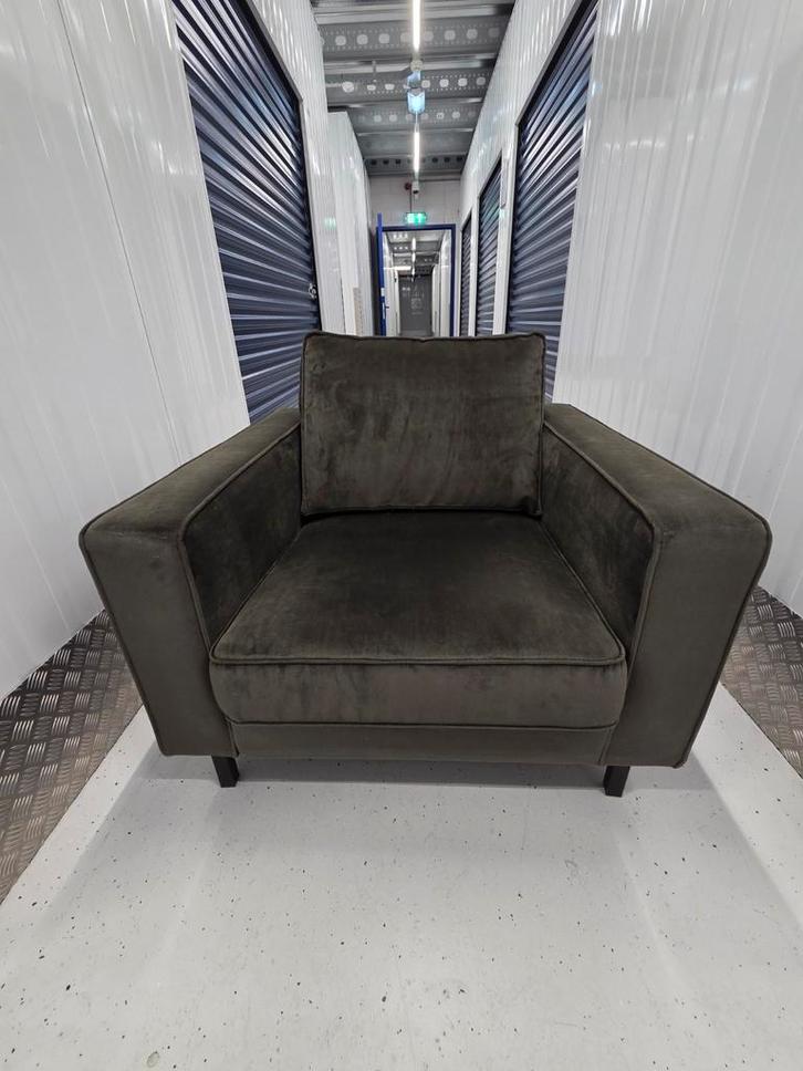 Mooie fauteuil te koop!, Huis en Inrichting, Fauteuils, Gebruikt, Hout, Stof, 75 tot 100 cm, Minder dan 75 cm, Ophalen