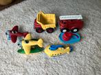 6 Greentoys  brandweer water vliegtuig onderzeeer boot wagen, Ophalen of Verzenden, Zo goed als nieuw, Overige typen