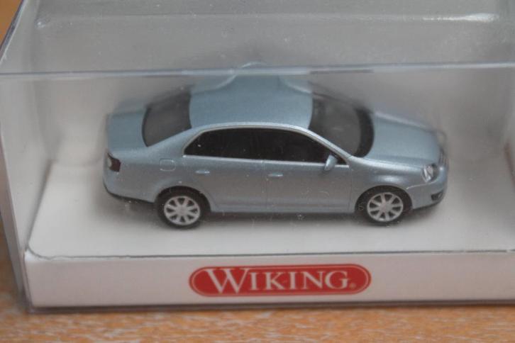 Lichtblauw metallic VW Jetta 3 van Wiking, Hobby en Vrije tijd, Modelauto's | 1:87, Zo goed als nieuw, Auto, Wiking, Ophalen of Verzenden