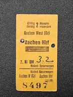 Oude trein ticket Aachen, Ophalen of Verzenden