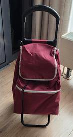 Rode boodschappentrolley, Ophalen, Gebruikt, Rood