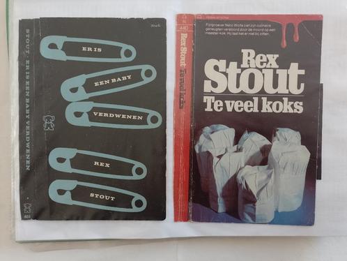 Verzameling boekenkaftjes van Rex Stout, Boeken, Detectives, Gelezen, Ophalen of Verzenden