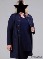 Donkerblauw colbert, Magna, kleine maat 54/56, Blauw, Ophalen of Verzenden, Jasje of Colbert, Magna