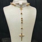 14k gouden rozenkrans ketting prachtig model