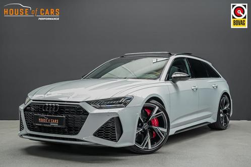 Audi RS6 Avant 4.0 600pk TFSI quattro |Suzuka Grau Audi Excl, Auto's, Audi, Bedrijf, Te koop, RS6, 360° camera, 4x4, ABS, Adaptive Cruise Control