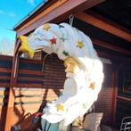 Grote kerstman in de vorm van een maan, uniek, Diversen, Ophalen