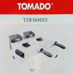 Tomado TDF6001S Dubbele Friteuse - Nieuw!, Witgoed en Apparatuur, Frituurpannen, 2 tot 3 liter, Ophalen, Nieuw, Duo-friteuse