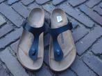 GRATIS VERZENDEN NIEUWE ZWARTE GIZEH BIRKENSTOCKS 44, Slippers, Verzenden, Zwart, Nieuw