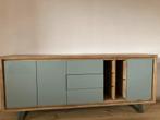 Henders&Hazel Dressoir vitage grey, front licht grijs, Huis en Inrichting, Kasten | Dressoirs, Ophalen, Zo goed als nieuw, 200 cm of meer
