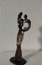 Bronzen abstract beeldje moeder en kind 23 cm, Antiek en Kunst, Kunst | Beelden en Houtsnijwerken, Ophalen of Verzenden
