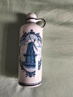 Delfts blauwe jeneverkruik met molen, Ophalen of Verzenden