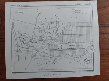 19 / Odoorn - Exloo Drenthe Litho uit 1865 van J. Kuyper beschikbaar voor biedingen