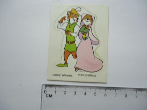 sticker Robin Hood 1974 strip Walt Disney film vintage, Verzamelen, Stickers, Zo goed als nieuw, Overige typen, Verzenden