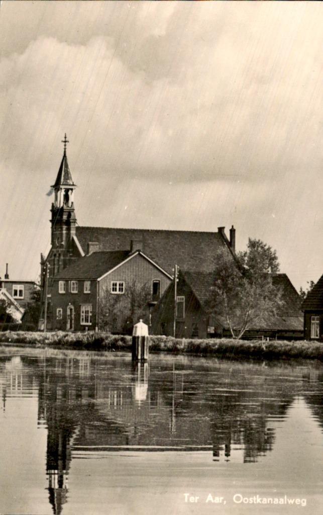Ter Aar - Oostkanaalweg, Verzamelen, Ansichtkaarten | Nederland, Ongelopen, Zuid-Holland, 1960 tot 1980, Ophalen of Verzenden