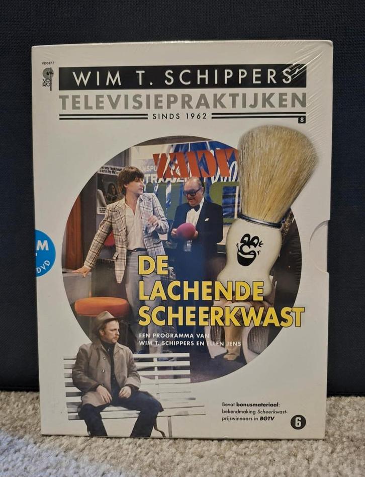 Wim T. Schippers - De Lachende scheerkwast (1981-1982), Cd's en Dvd's, Dvd's | Tv en Series, Nieuw in verpakking, Komedie, Vanaf 6 jaar