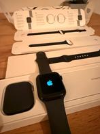Apple Watch Series 7  45mm Zwart GPS / Cellular + 18 bandjes, Sieraden, Tassen en Uiterlijk, Smartwatches, Zwart, IOS, Ophalen of Verzenden