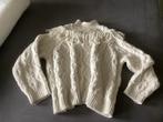Witte dames trui met franjes - C&A, Kleding | Dames, Ophalen of Verzenden, Zo goed als nieuw, Maat 38/40 (M), Wit