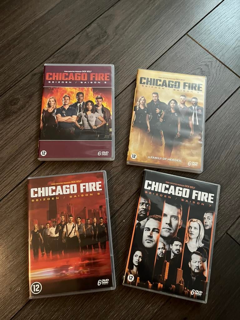 Chicago Fire (seizoenen 5 t/m 8), Cd's en Dvd's, Dvd's | Tv en Series, Vanaf 12 jaar, Ophalen, Zo goed als nieuw, Actie en Avontuur