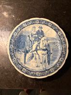 Groot Delft blauw bord, Ophalen of Verzenden