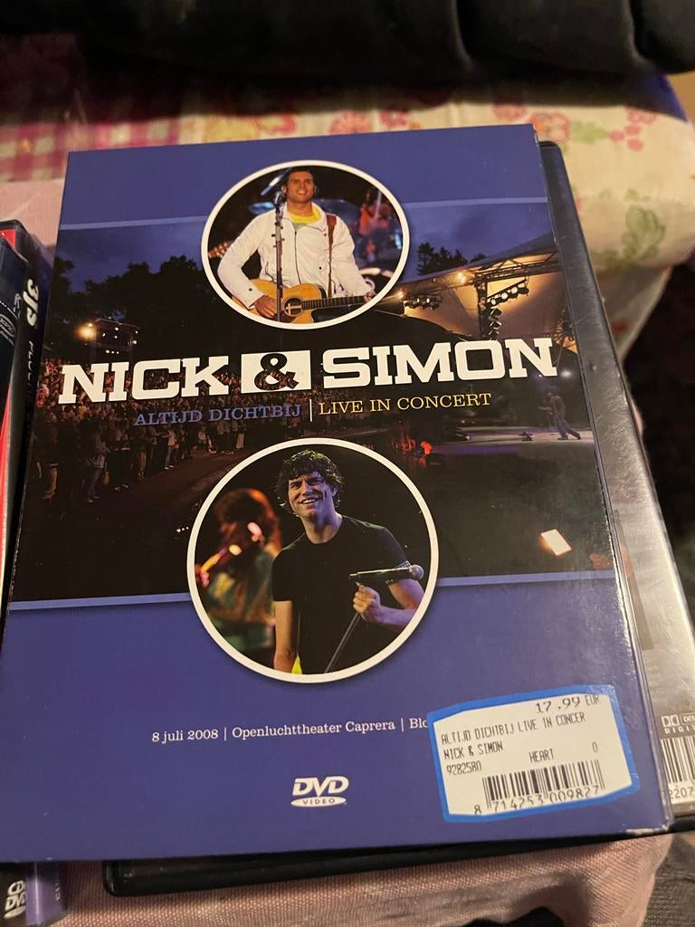 Nick & Simon - Altijd Dichtbij Live in Concert DVD, Alle leeftijden, Ophalen of Verzenden, Zo goed als nieuw, Muziek en Concerten