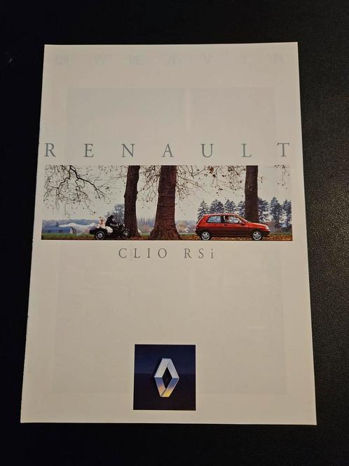 Brochure Renault Clio RSi 1993, Boeken, Auto's | Folders en Tijdschriften, Zo goed als nieuw, Renault, Ophalen of Verzenden