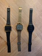 Casio horloges (drie verschillende), Sieraden, Tassen en Uiterlijk, Horloges | Heren, Ophalen, Casio, Gebruikt, Staal