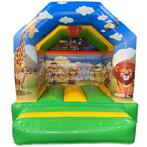 Springkussen safari huren, Riel, Oisterwijk, Moergestel,, Hobby en Vrije tijd, Ophalen, Zo goed als nieuw, Overige