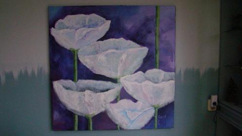 schilderij: Papaver in de Bergen, Antiek en Kunst, Kunst | Schilderijen | Klassiek, Ophalen