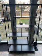 Room divider / open vakkenkast zwart, Ophalen, Zo goed als nieuw