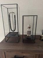 Te koop aangeboden set windlichten, Huis en Inrichting, Woonaccessoires | Zuilen en Pilaren, Ophalen of Verzenden, Zo goed als nieuw