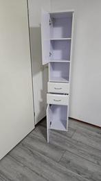 Nette, smalle witte kast met deuren en lades, Huis en Inrichting, Ophalen, Minder dan 50 cm, Zo goed als nieuw, Met lade(s)