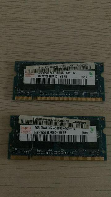 Werkgeheugen Hynix 2GB DDR2 667MHz Laptop