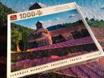 King puzzel 1000 stukjes, klooster in Frankrijk, Ophalen of Verzenden, 500 t/m 1500 stukjes, Zo goed als nieuw, Legpuzzel