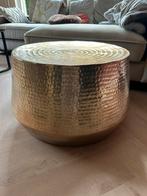 Bijzet tafel goudkleurig, Huis en Inrichting, Ophalen, Minder dan 50 cm, Zo goed als nieuw, 50 tot 75 cm