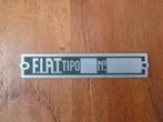 FIAT Oldtimer 1920- 1930 Motor Typeplaatje NOS, Ophalen of Verzenden