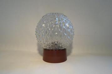 Vintage Plafond Lamp Glas Bakeliet beschikbaar voor biedingen