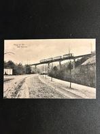 Ongelopen ansichtkaart tram op viaduct bij Nijmegen (1912), Verzamelen, Spoorwegen en Tramwegen, Gebruikt, Ophalen of Verzenden