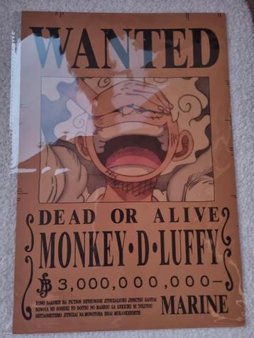 Originele One Piece WANTED Bounty Posters  beschikbaar voor biedingen