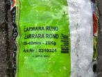 Carrara Grind 25-40mm - 25Kg, Tuin en Terras, Ophalen, Nieuw, Wit, Marmer