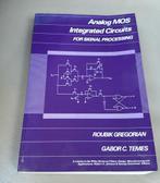 Analog MOS integrated Circuits for Signal processing G Temes, Boeken, Techniek, Ophalen of Verzenden, Zo goed als nieuw, Overige onderwerpen