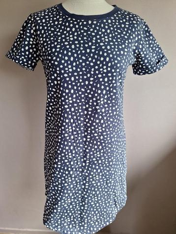 Nieuwe blauwe sweat stretch jurk print van City Life, maat S beschikbaar voor biedingen