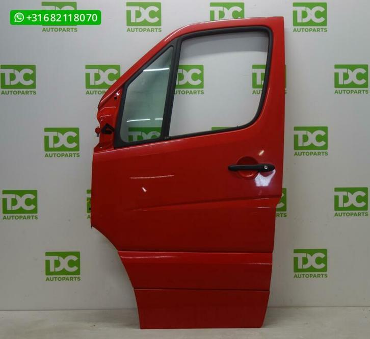 Mercedes Sprinter W906 ('06-'18) Voorportier links rood, Auto-onderdelen, Carrosserie en Plaatwerk, Deur, Mercedes-Benz, Voor