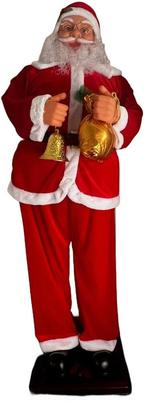 Levensgrote Kerstman die danst en zingt (1.80 M), Diversen, Kerst, Ophalen of Verzenden, Nieuw