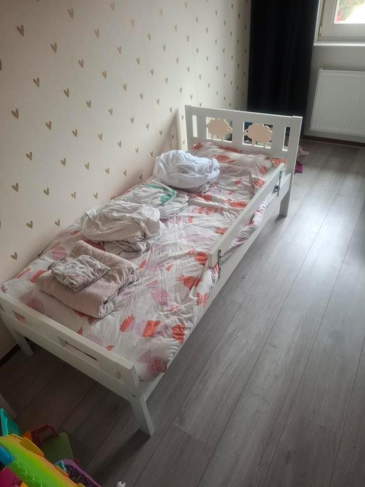 ikea peuterbed, Huis en Inrichting, Slaapkamer | Bedden, Gebruikt, Eenpersoons, Hout, Wit, Ophalen