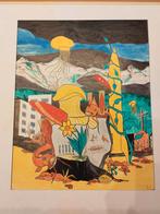 Abstracte Fantasie Tekening 7, Antiek en Kunst, Ophalen of Verzenden