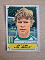 Panini Voetbal 82 Gerard van Moorst PEC Zwolle, Verzamelen, Sportartikelen en Voetbal, Ophalen of Verzenden, Gebruikt, Overige binnenlandse clubs