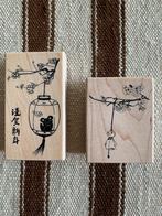 2 Prachtige nieuwe Japanse stempels, Ophalen of Verzenden, Nieuw, Houten stempel