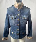BURBERRY Blauw pockets spijker jeans jasje Maat IT 46 -EU 42, Kleding | Dames, Jassen | Zomer, Blauw, Maat 42/44 (L), Ophalen of Verzenden