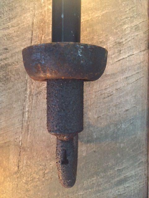 Luik kandelaar roest 50 cm Puur Wonen stoer sober landelijk, 25 tot 50 cm, Verzenden, Nieuw, Metaal